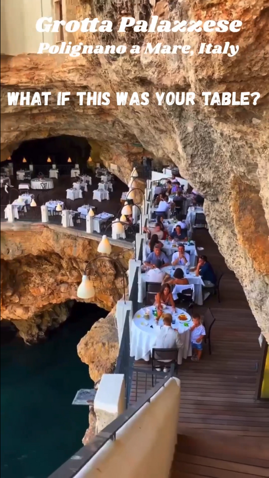 Italy Restaurant Stock B-Roll - Grotta Palazzese