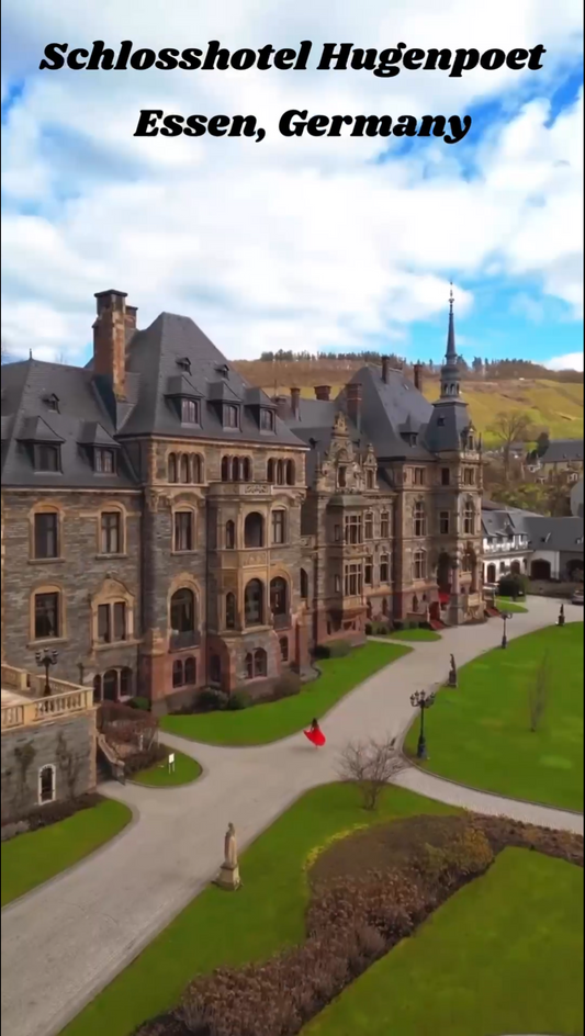 Germany Stock B-Roll Castle Hotel